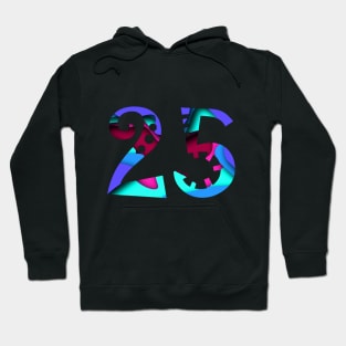 25 Color Wave (Clear) Hoodie